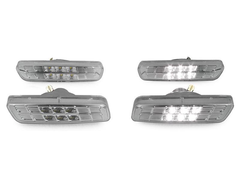 2001-2005 Lexus IS200 / IS300 Clear or Smoke Front + Rear 4 Piece LED  Bumper Side Marker Lights