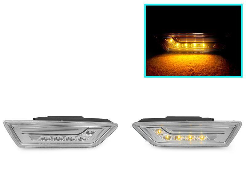 2012-14 Mercedes CLS 550 W218 Clear/Smoke LED Front Side Marker