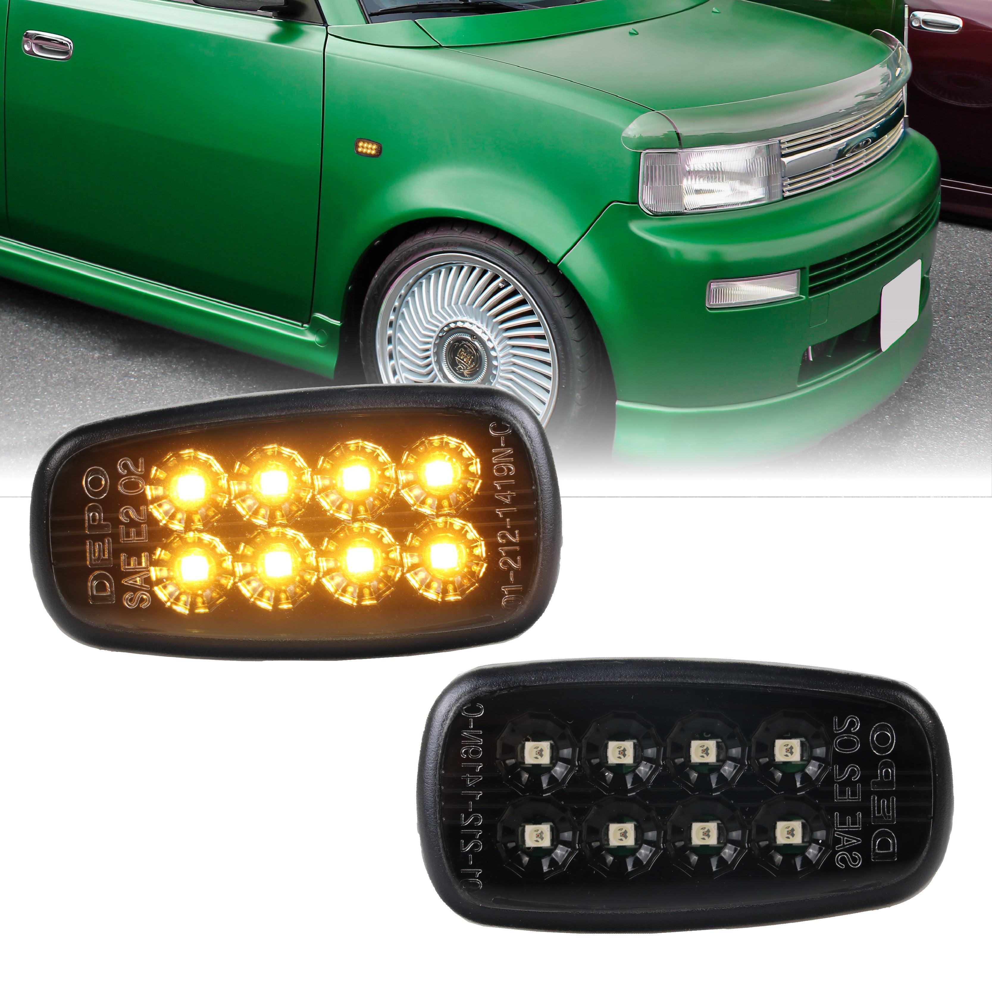 2003-2006 Scion xB / BB JDM Style Clear or Smoke LED Fender Side Marker  Lights - Unique Style Racing