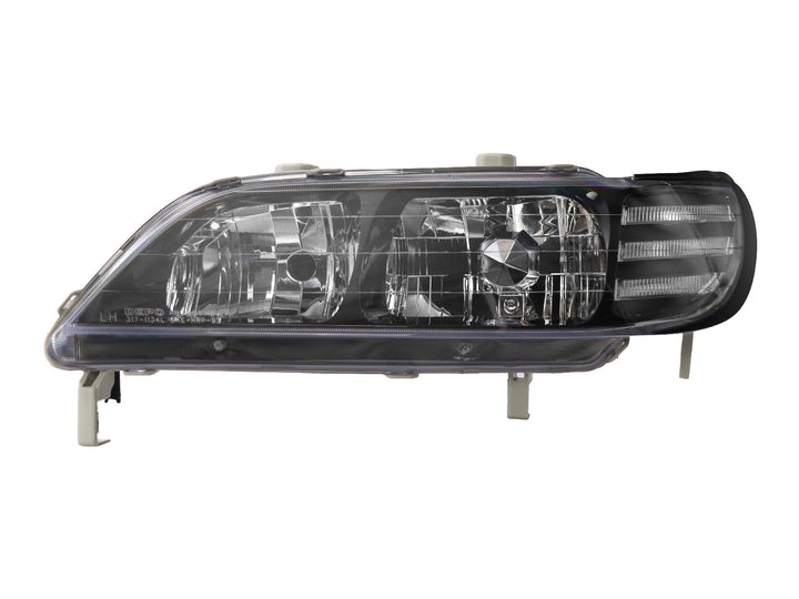 1997-1999 Acura CL JDM Black Housing Headlight W/ Clear Corner Light - Made By DEPO