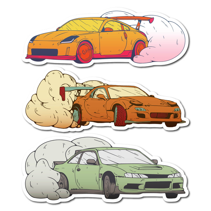 JDM Drift Series 01 Sticker Pack - Made by Unique Style Racing