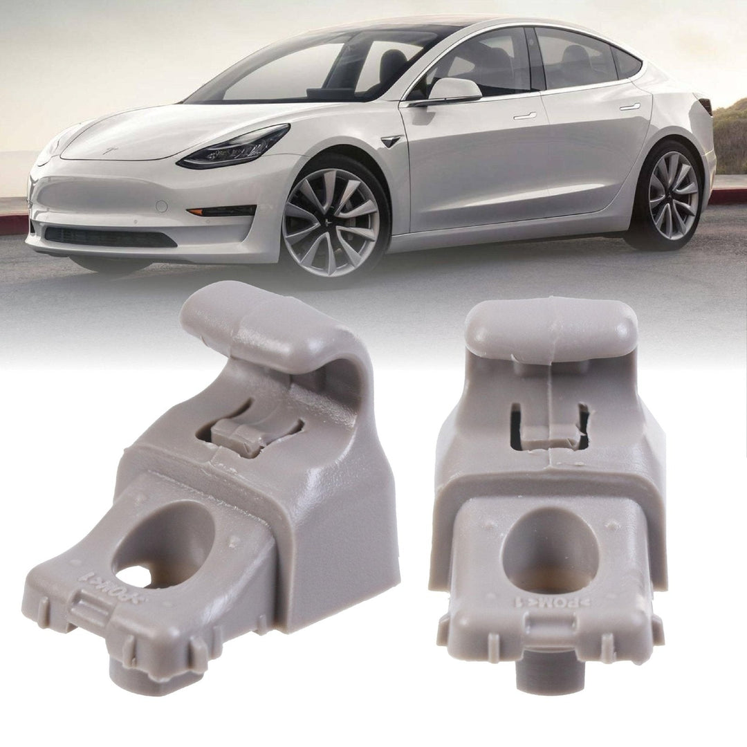 2017-2020 Tesla Model 3 Replacement Clips OEM or Magnetic Upgrade for Sun Visor Hook Repair - Made by Unique Style Racing