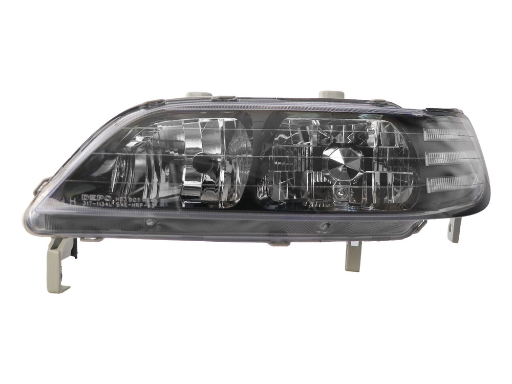 1997-1999 Acura CL JDM Black Housing Headlight W/ Clear Corner Light - Made By DEPO