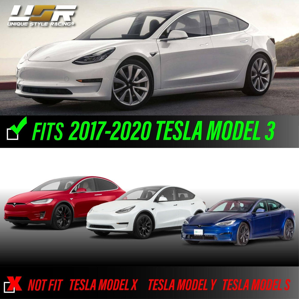 2017-2020 Tesla Model 3 Replacement Clips OEM or Magnetic Upgrade for Sun Visor Hook Repair - Made by Unique Style Racing