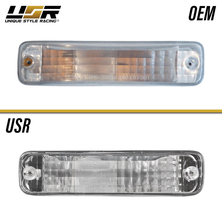 1990 - 1991 Acura Integra JDM Style Clear or Amber Lens Bumper Signal Light