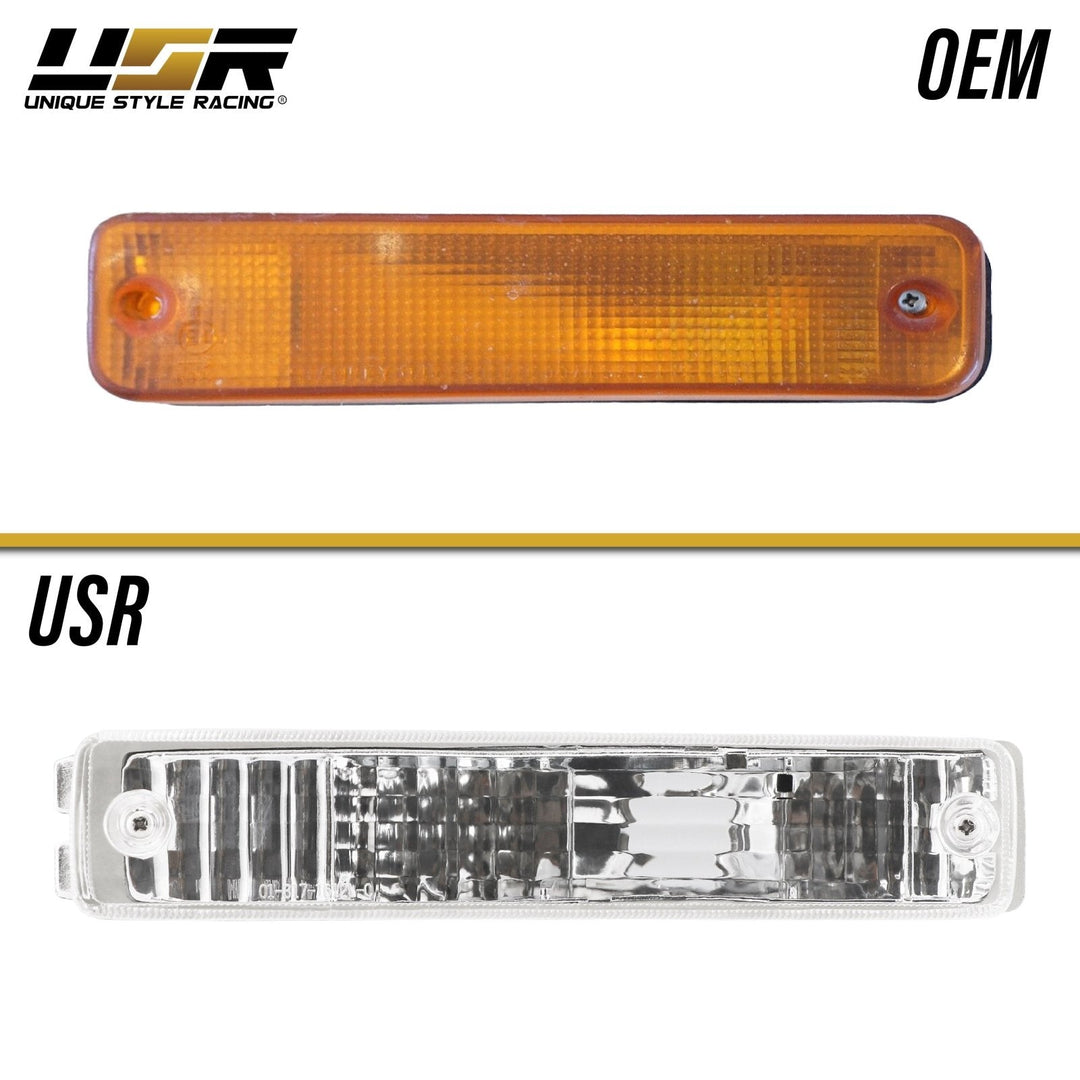 1990 - 1991 Honda CRX / CRX Front Clear or Smoke or Amber Bumper Signal Lights