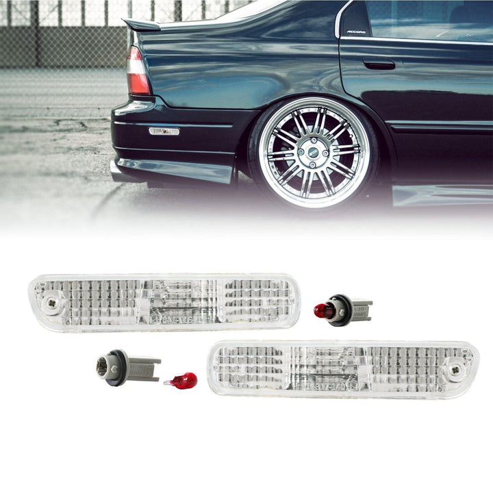 1994 - 1997 Honda Accord & Honda Prelude Clear or Smoke Rear Bumper Side Marker Lights