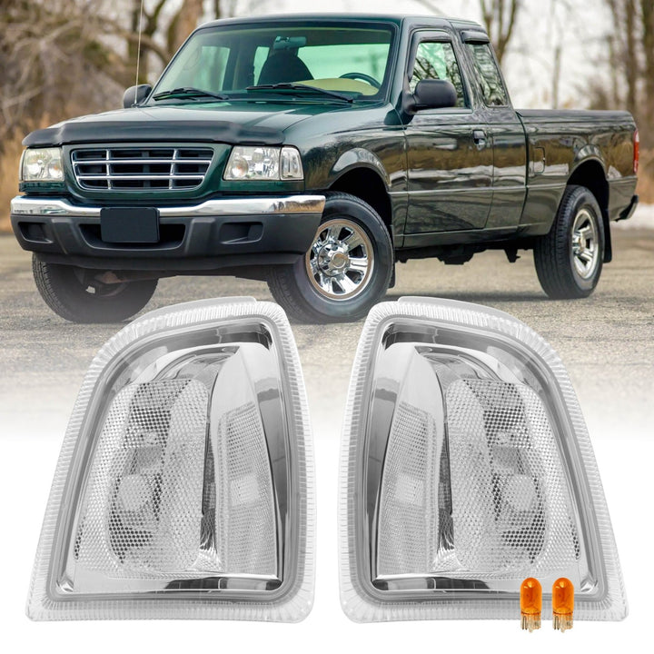 2001 - 2006 Ford Ranger Front Euro Crystal Clear Front Lights