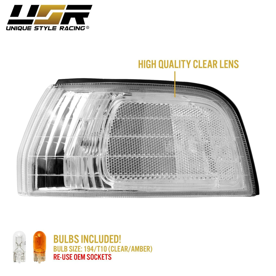 1992 - 1993 Honda Accord 2D/4D Clear or Amber Corner Light