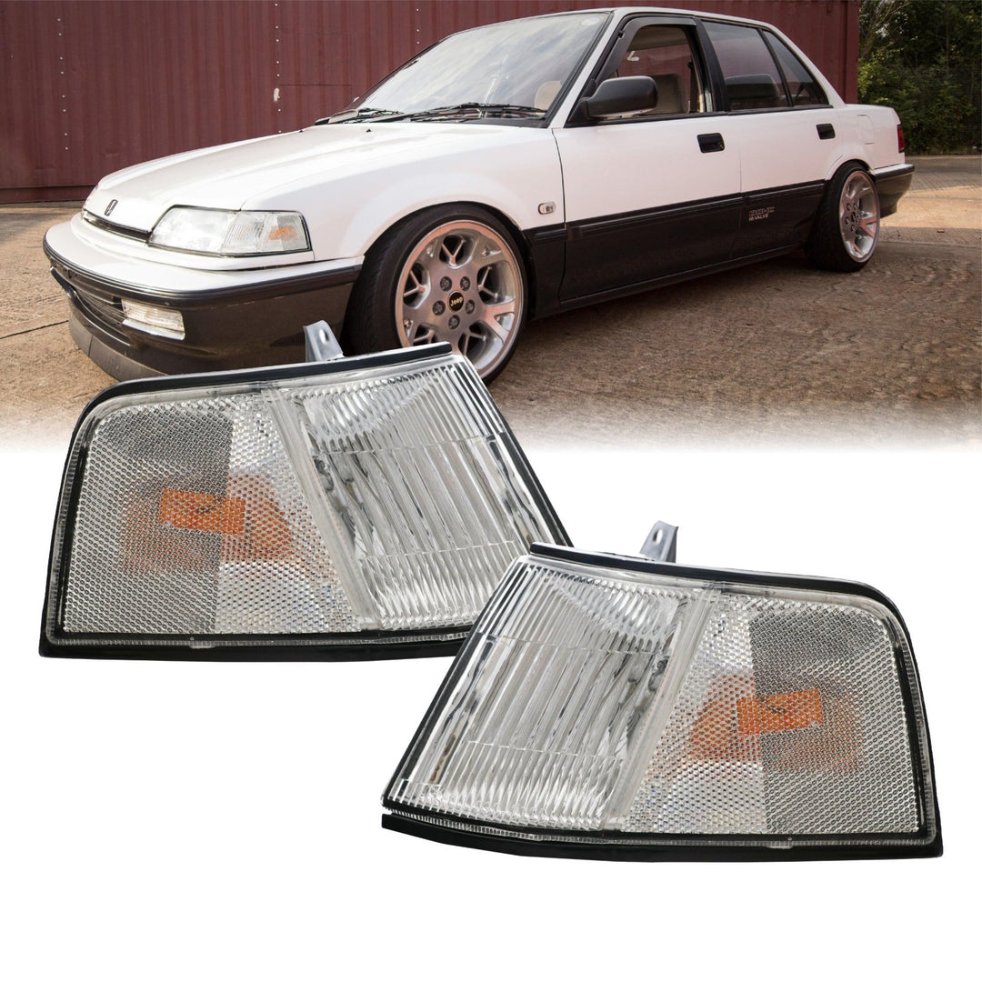 1990 - 1991 Honda Civic 4 Door Clear, Smoke or Amber Corner Light