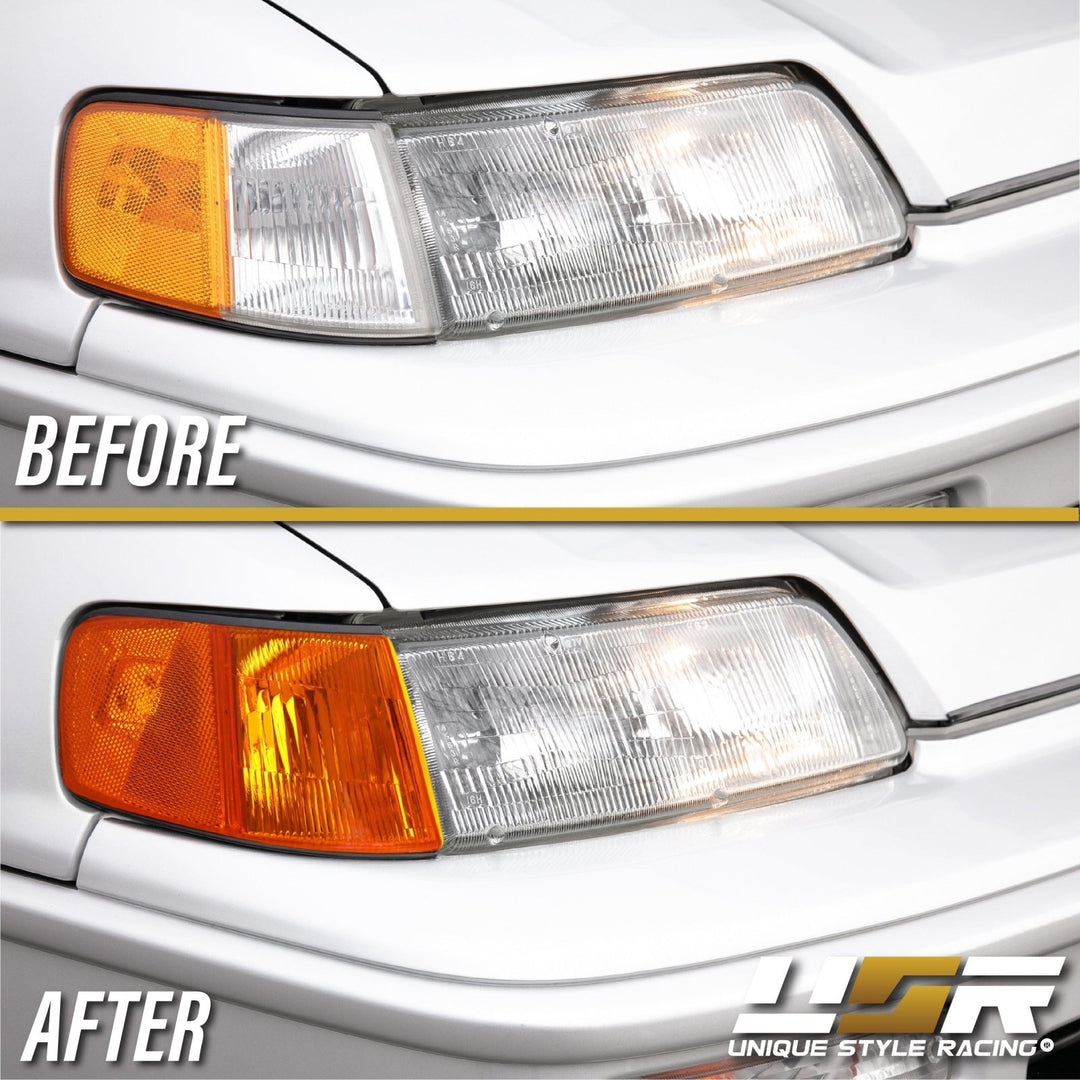 1990 - 1991 Honda CRX EF SI JDM Style Amber or Clear or Smoke Front Corner Lights