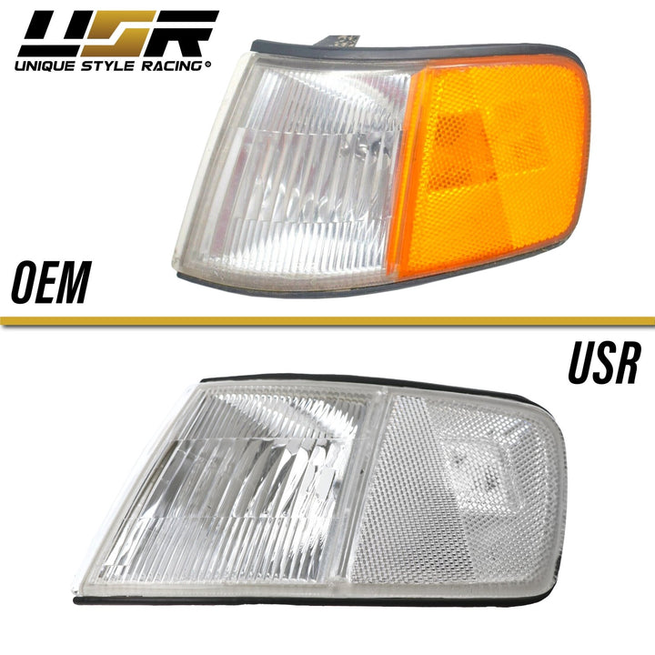 1990 - 1991 Honda CRX EF SI JDM Style Amber or Clear or Smoke Front Corner Lights