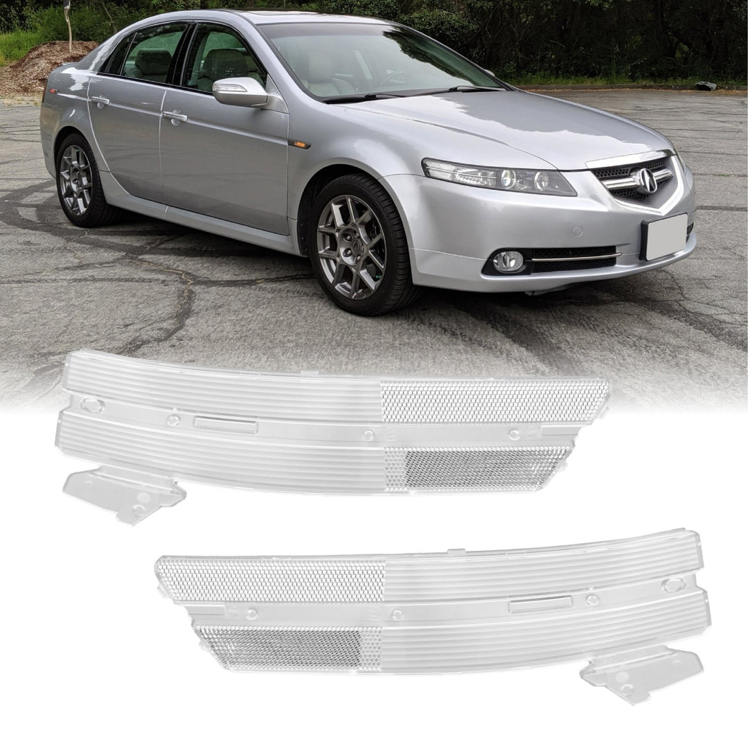 2004 - 2008 Acura TL Clear Headlight Diffusers For Corner Reflector