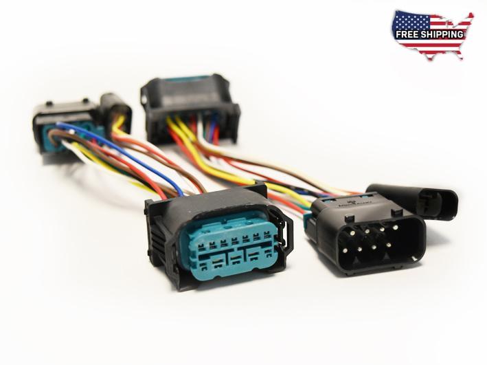 Wiring Harness Adapter 04-07 BMW E60 E61 5 Series TO USE ON 08-10 LCI OEM Headlights For Xenon Models Only