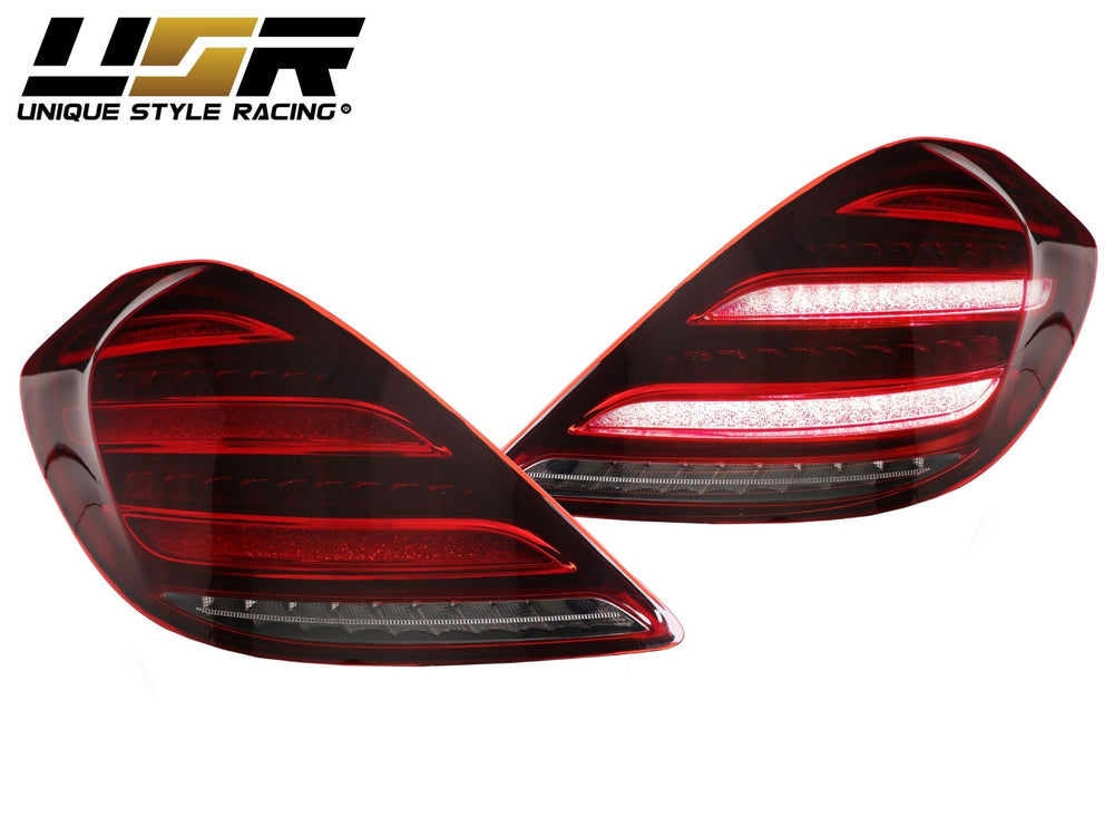 2014-2017 Mercedes S Class W222 Maybach AMG USA FACELIFT Plug & Play Red Lens Full LED Tail Light Set