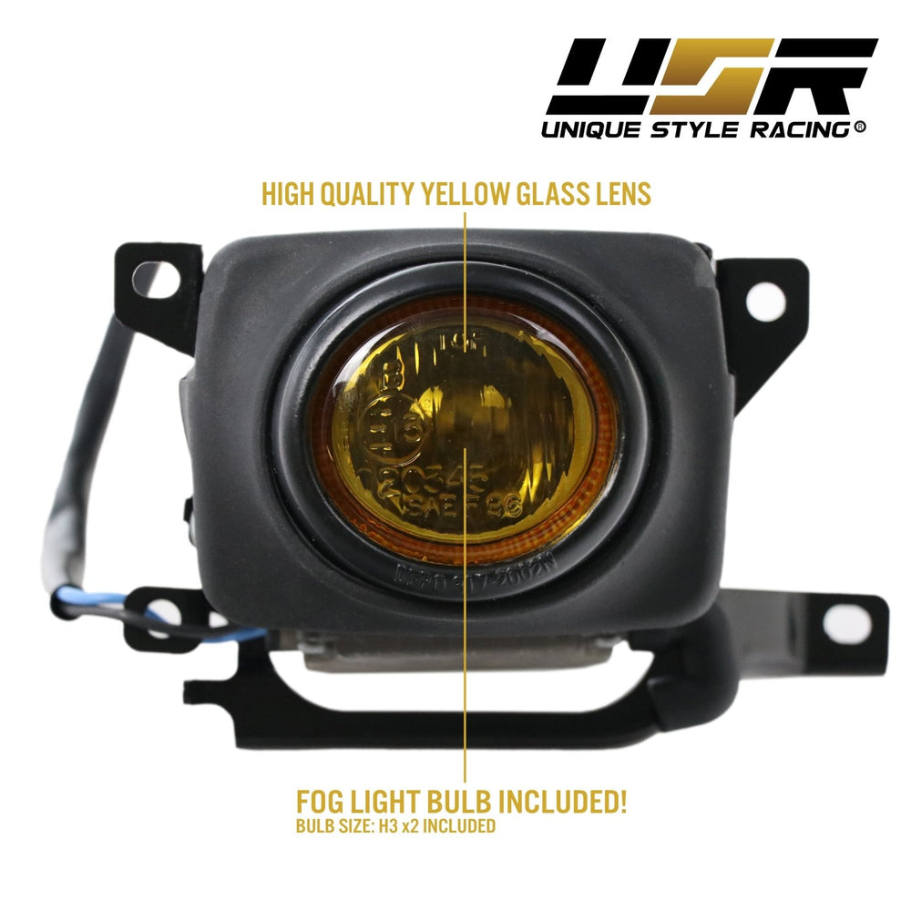 1994 - 1995 Honda Accord OEStyle Clear or Yellow Fog Light + Wire + Switch