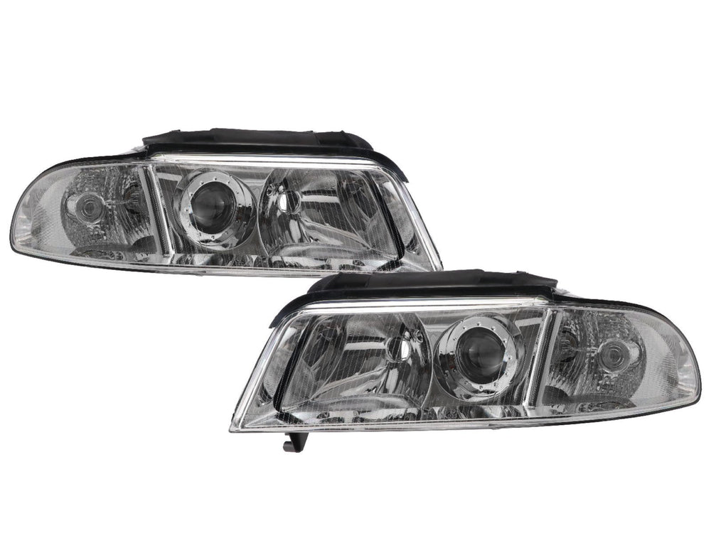 1992 - 2001 Audi A4 B5.5 / 2000 - 2002 S4 Euro ECODE Projector Headlight With Clear Corner Lens