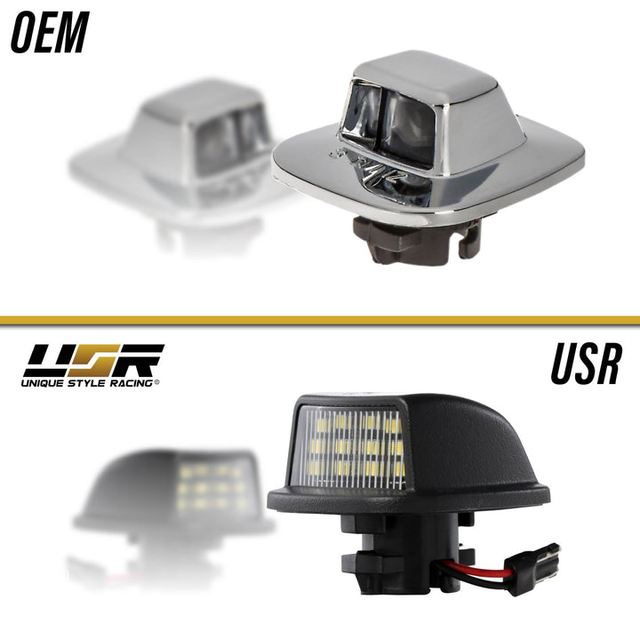 1988 - 2000 Chevrolet Chevy CK C/K Pickup Truck & Suburban SUV White LED License Plate Lights