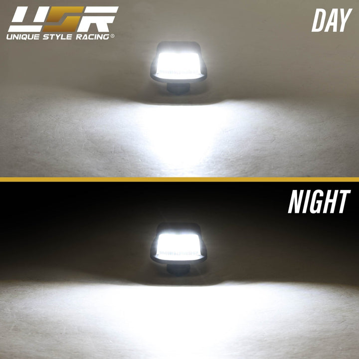 1988 - 2000 Chevrolet Chevy CK C/K Pickup Truck & Suburban SUV White LED License Plate Lights