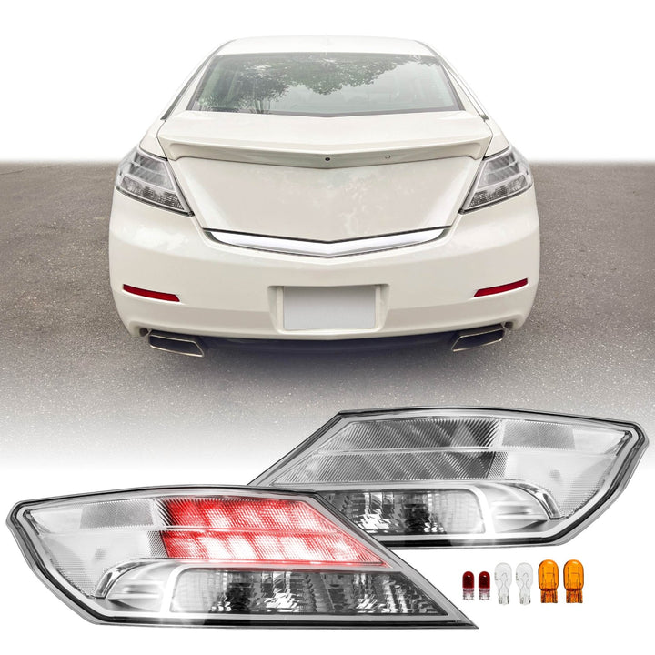 2009 - 2014 Acura Tl All Clear Lens Tail Lights