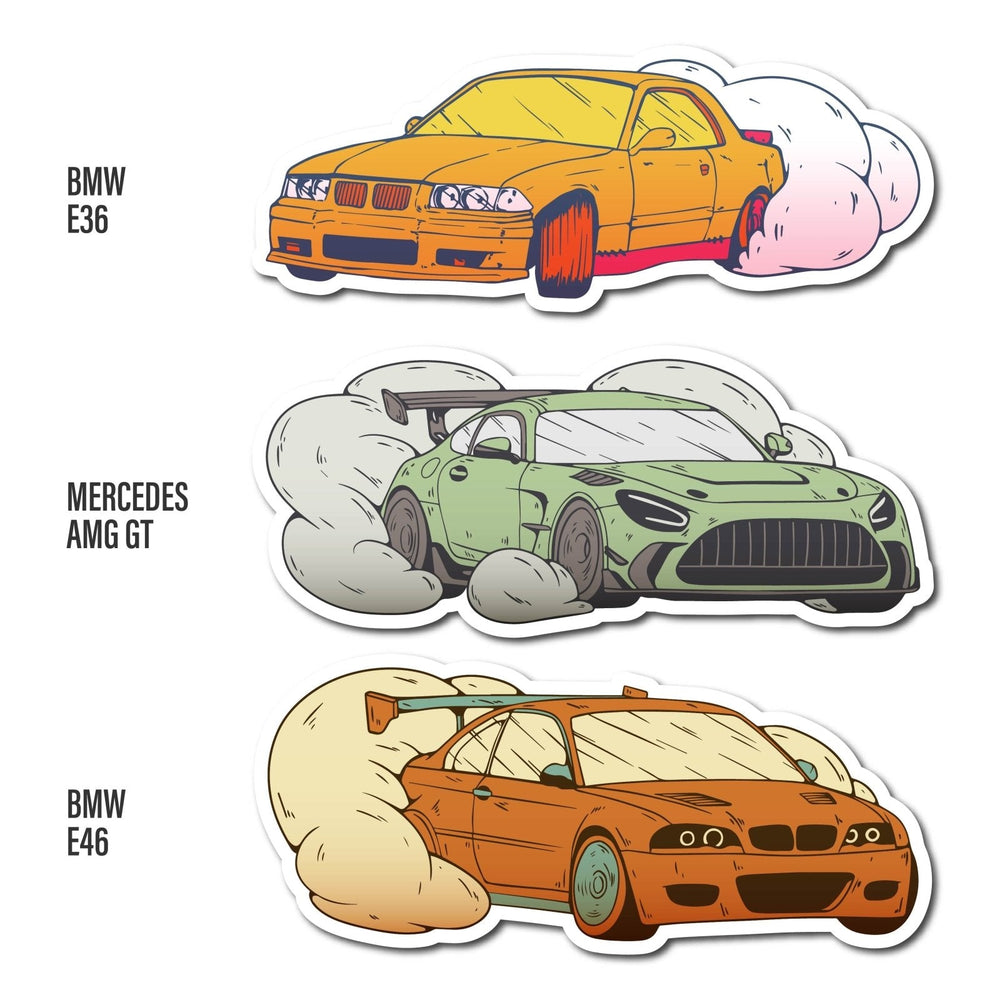 Euro Drift Series 01 Sticker Pack - Made by Unique Style Racing