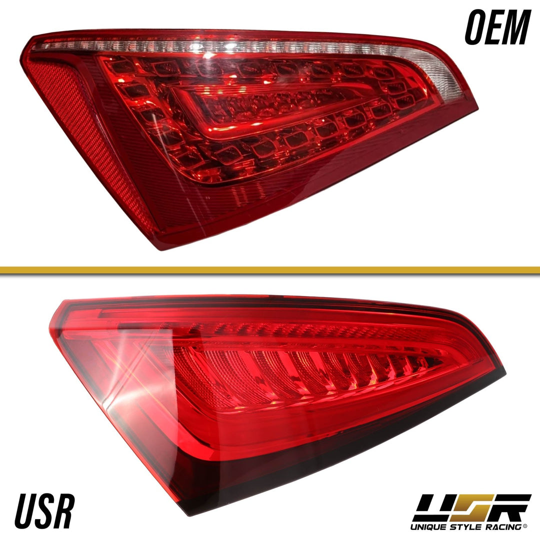 2008 - 2012 Audi Q5 Facelift Style Red Clear Lens FULL LED Upgrade Tail Lights