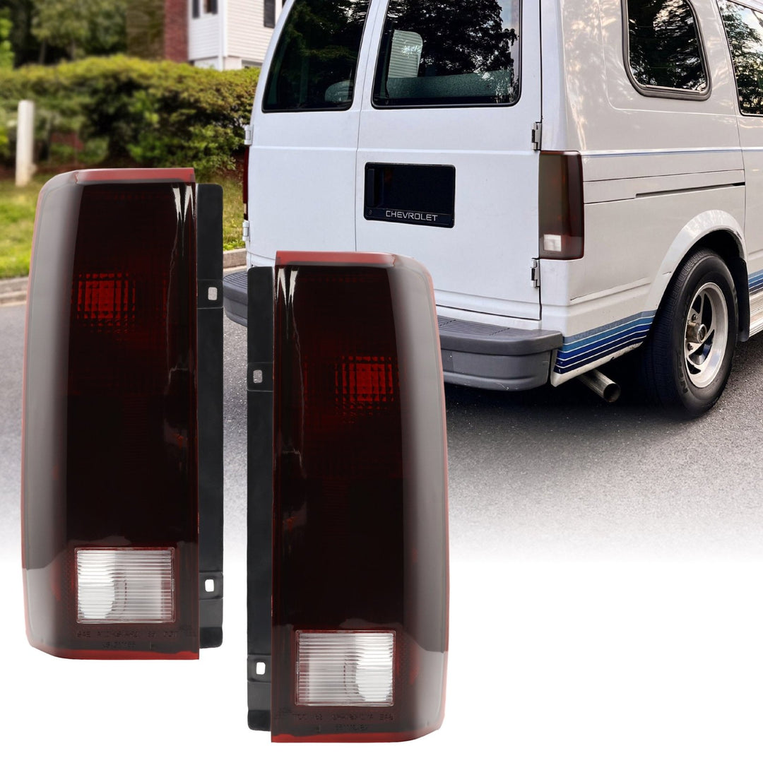 1985-2005 Chevrolet Chevy Astro Van & GMC Safari Van Dark Cherry Red Lens Tail Light