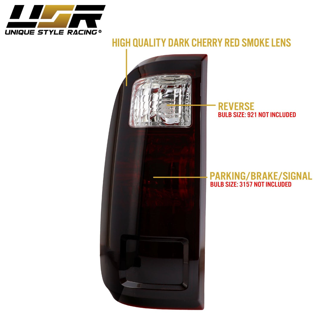 2008-2016 Ford F250 F350 Super Duty Truck Red Smoked Tail Light