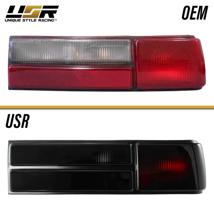 1987 - 1993 Ford Mustang Dark Red Smoke or All Smoke Lens Tail Lights