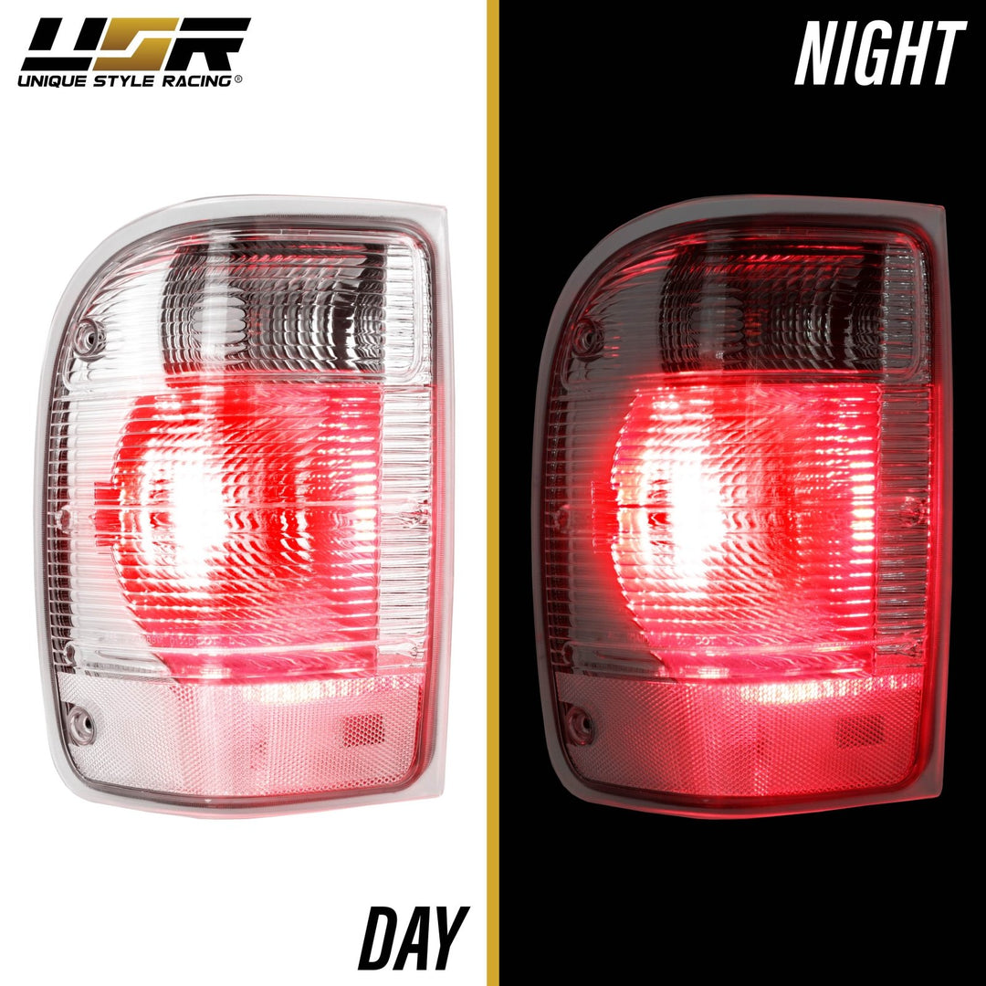 2001 - 2011 Ford Ranger Pickup All Clear Lens Tail Lights