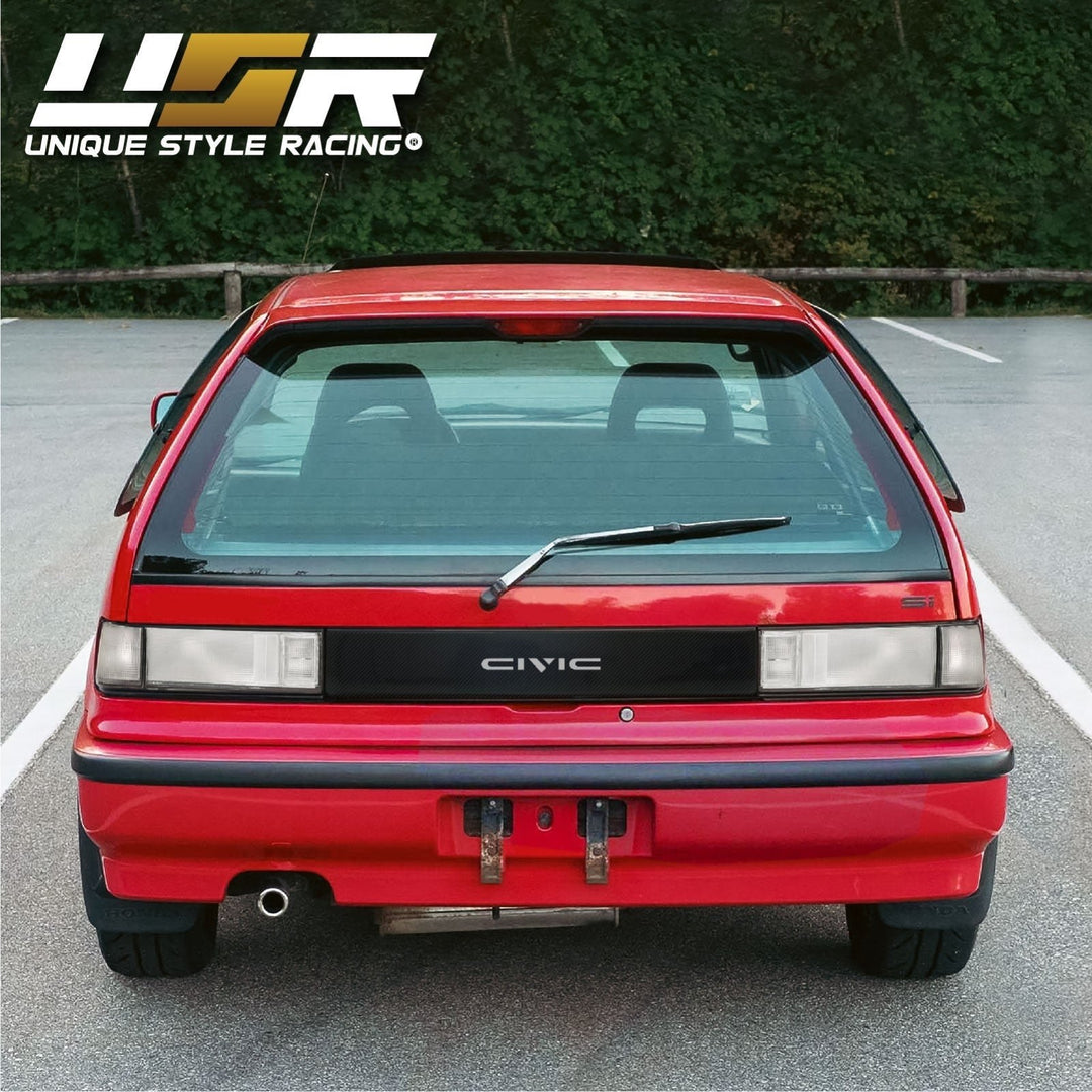 1988 - 1991 Honda Civic 3D Hatch Si JDM SiR Style ALL CLEAR 2PC Tail Light