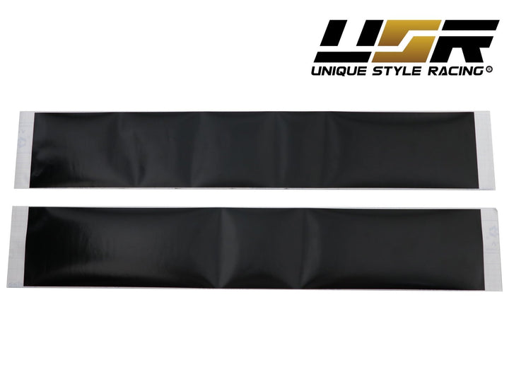 1990 - 1991 Honda Civic 4D Sedan JDM SiR Style All Clear Tail Light + Black Center Panel Wrap