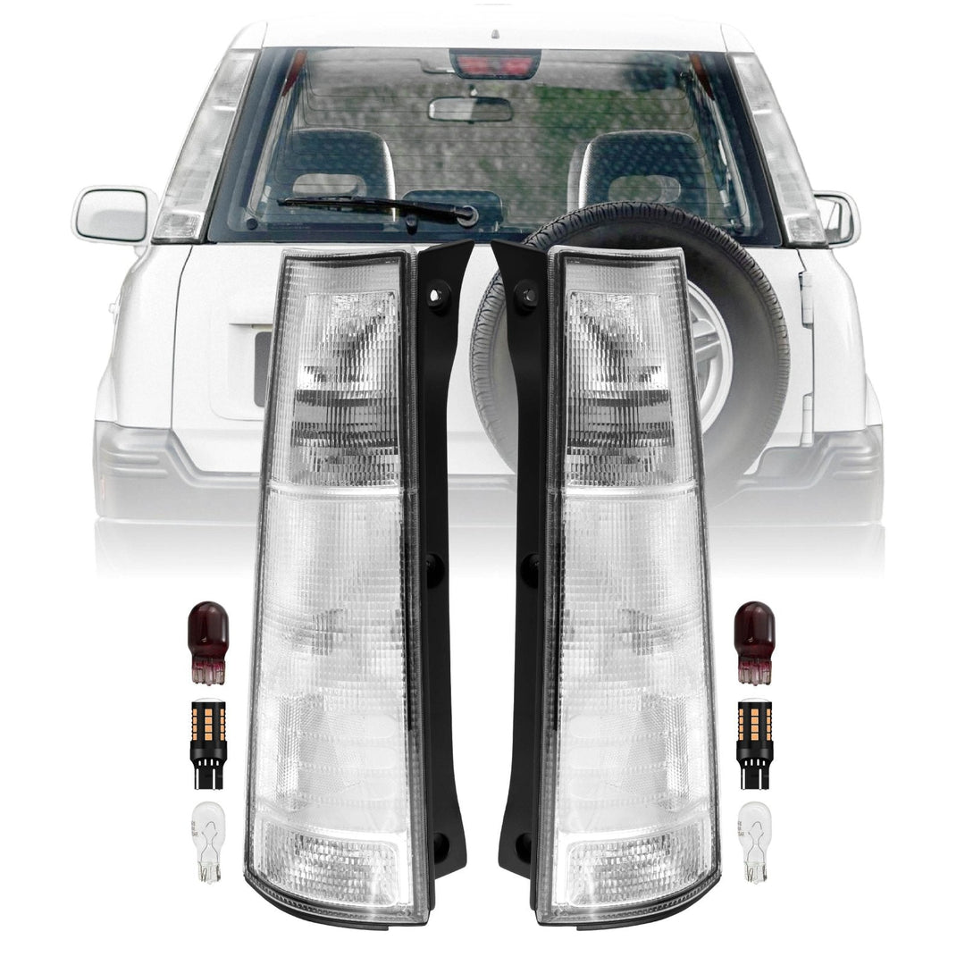 1997 - 2001 Honda CRV CR - V JDM Style All Clear Lens Tail Lights