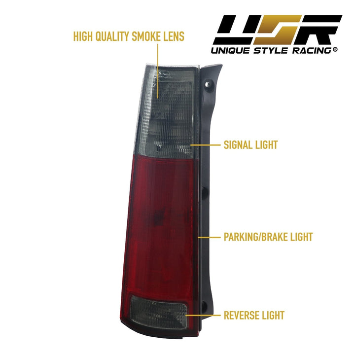 1997 - 2001 Honda CRV Rear JDM Style Red/Clear or Red/Smoke Tail Light