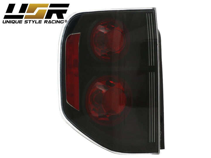 2003 - 2008 Honda Pilot JDM Style Black/Smoke Rear Tail Light Set