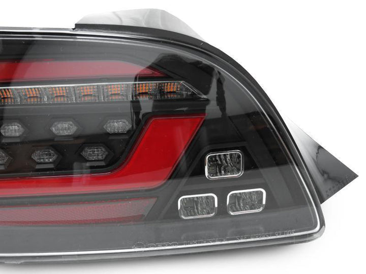 2000 - 2009 Honda S2000 - AP1/AP2 Black/Clear or Black Chrome/Smoke Rear LED Light Bar Tail Light Set