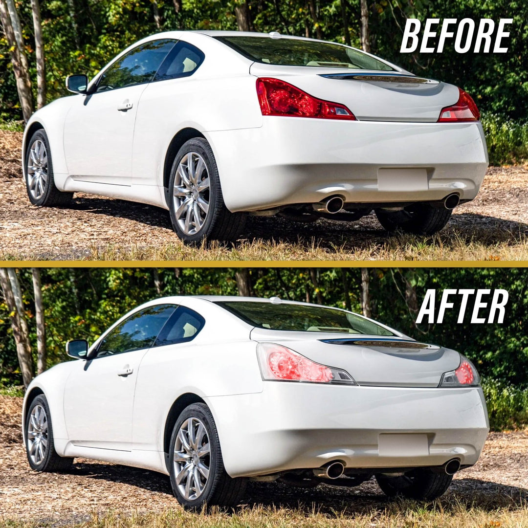 2008 - 2013 Infiniti G37 2 Door Coupe All Clear Lens Tail Lights