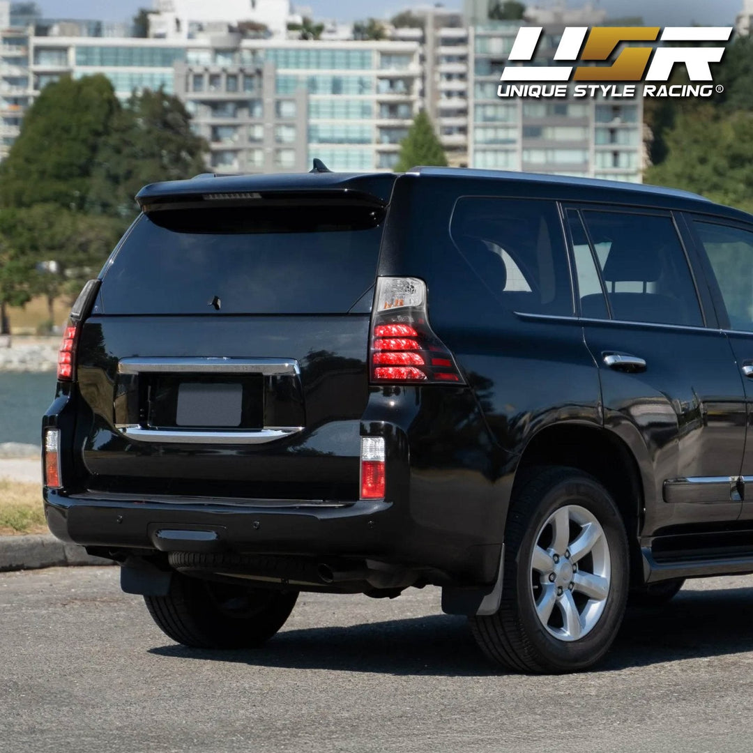 2010 - 2023 Lexus GX460 OE F - Sport Style Black Housing All Clear Lens LED Upgrade Tail Lights