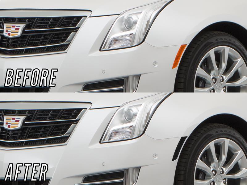 2013-2017 Cadillac XTS Front Smoke Amber LED Bumper Side Markers