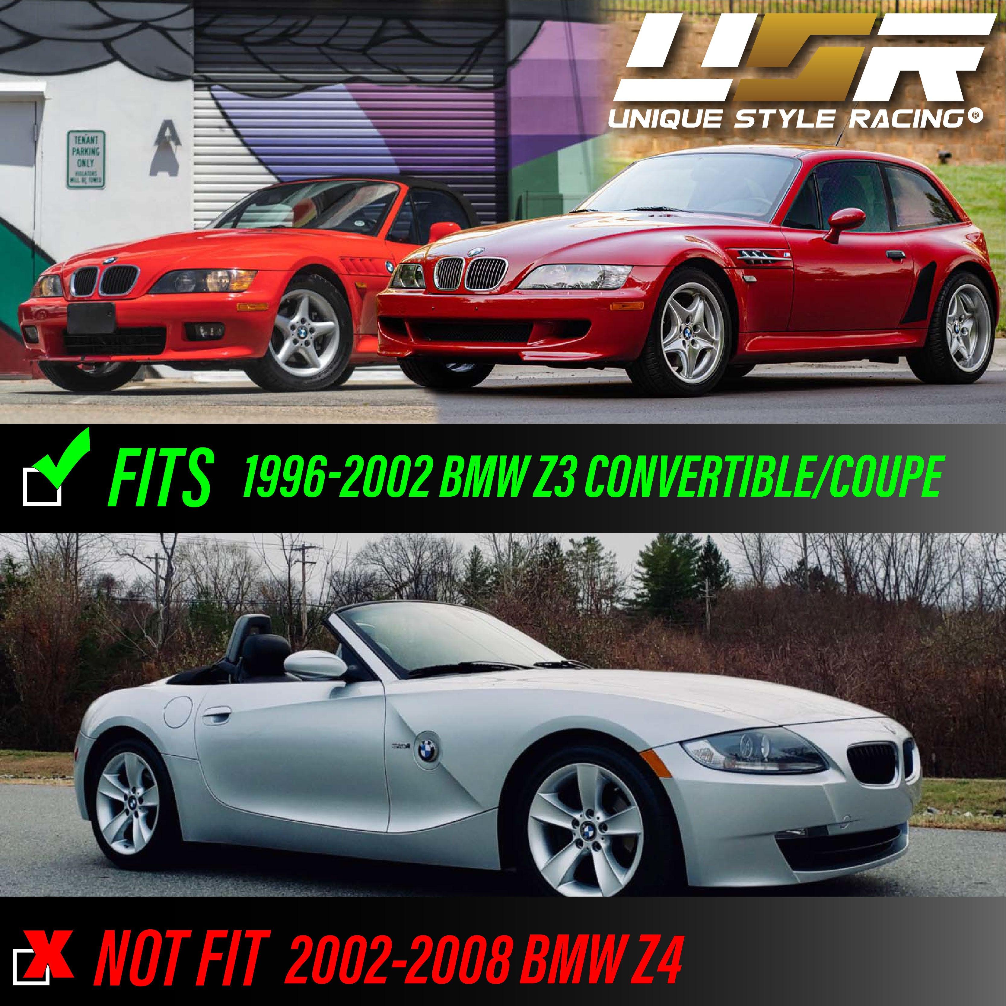 1996-2002 BMW Z3 Roadster / M Roadster / M Coupe Clear or Smoke