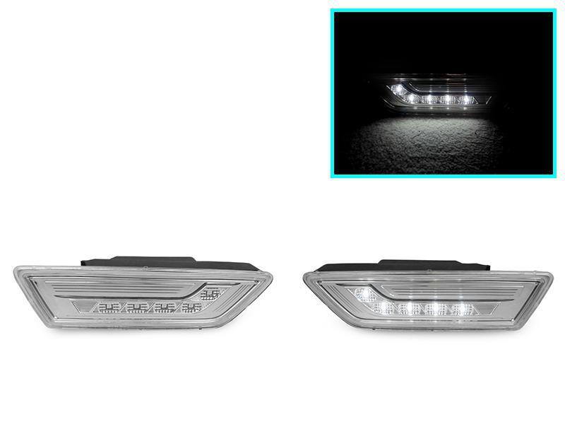 2012-14 Mercedes CLS 550 W218 Clear/Smoke LED Front Side Marker