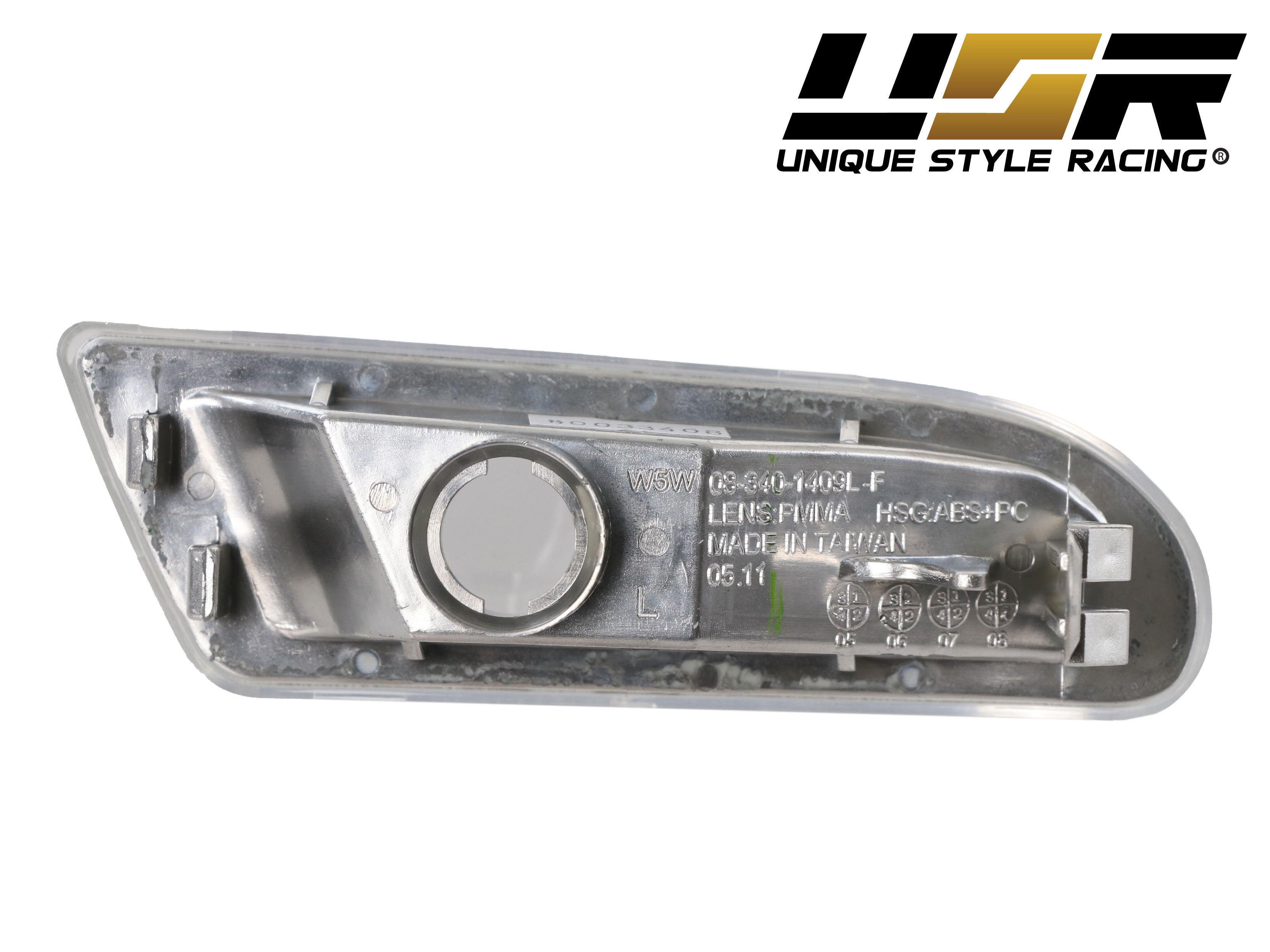 2000-2006 Mercedes S Class W220 Crystal Clear or Smoke Front Bumper Side  Marker Light