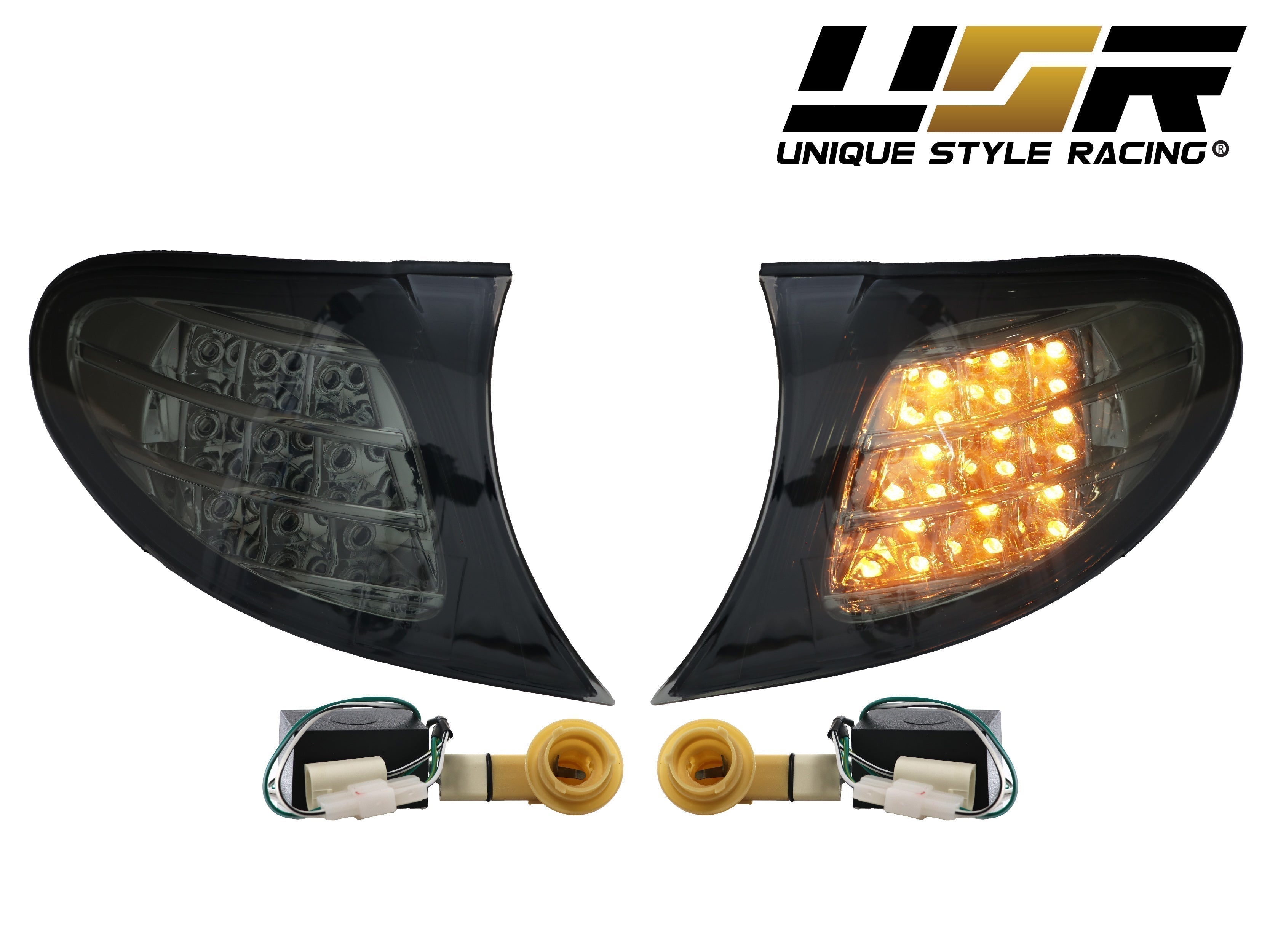 2002-2005 BMW 3 Series E46 4D / 5D LED Clear or Smoke Corner