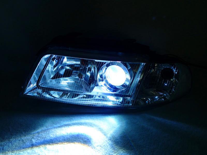 Audi A4 B5 facelift Headlight repair & upgrade kits HID xenon LED