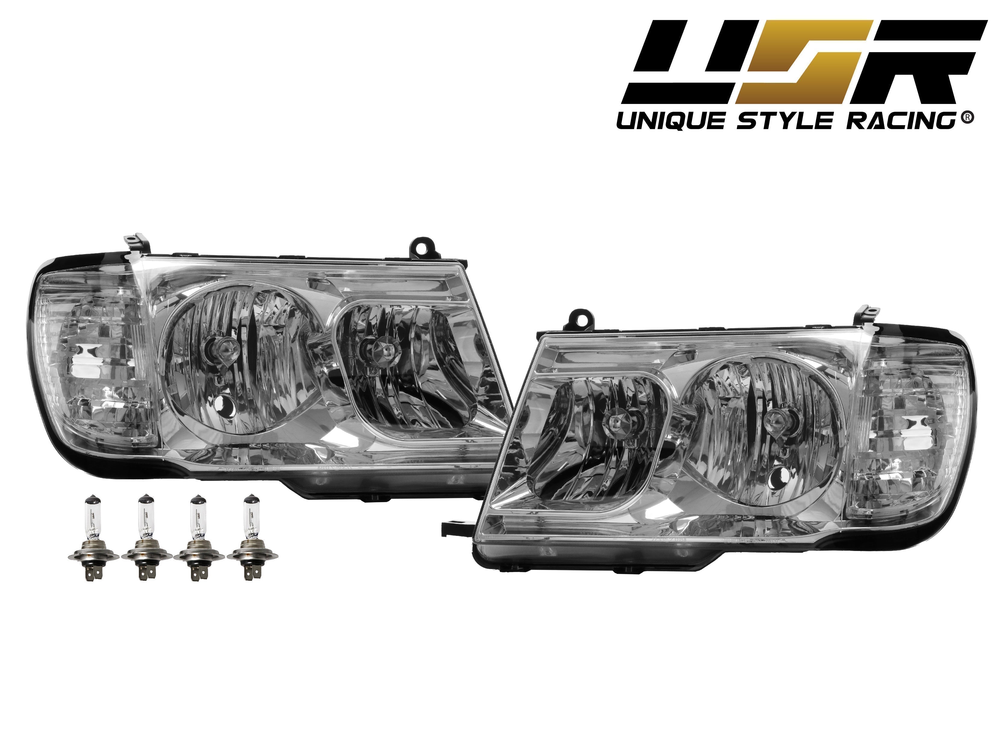 1998-2005 Toyota Land Cruiser FJ100 Chrome or Black Housing