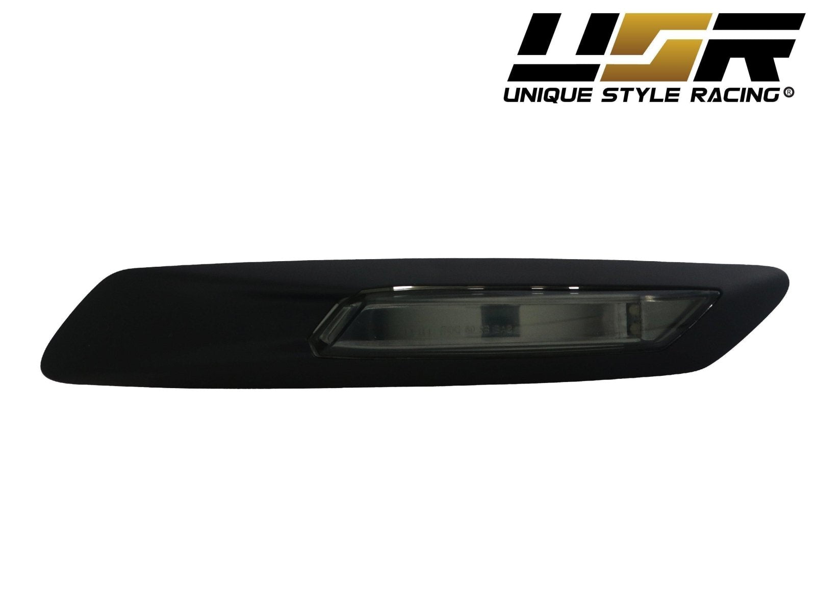 2011-2016 BMW 5 Series F10 / F11 Without Park Assist Models Glossy or Matte  Black Frame Fender Smoke LED Fender Side Marker Light