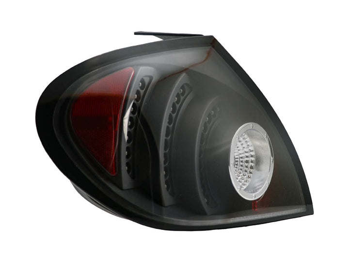 2003-2005 Dodge & Plymouth Neon 4D Sedan Black Housing Red LED Clear Lens Tail Light Set