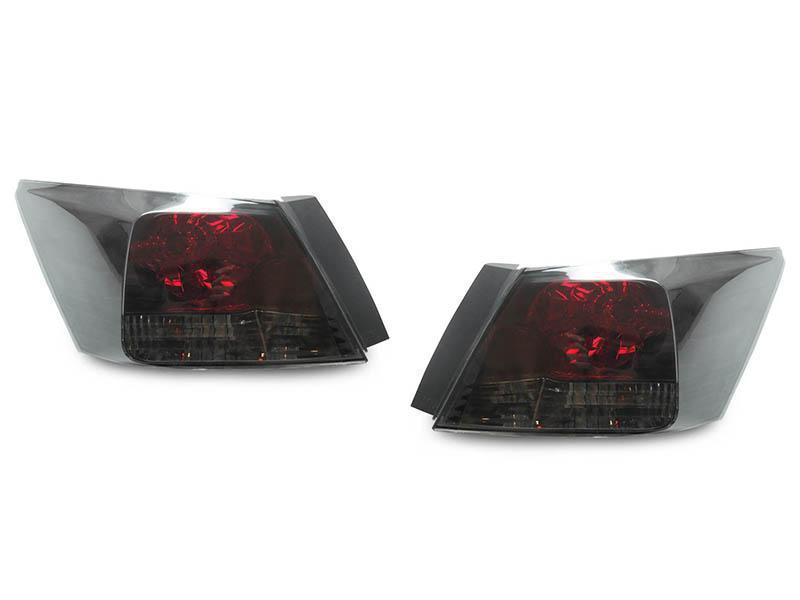 2008-2010 Honda Accord 4D Sedan JDM Style Red/Smoke Rear Light Bar Tail Light Made by DEPO