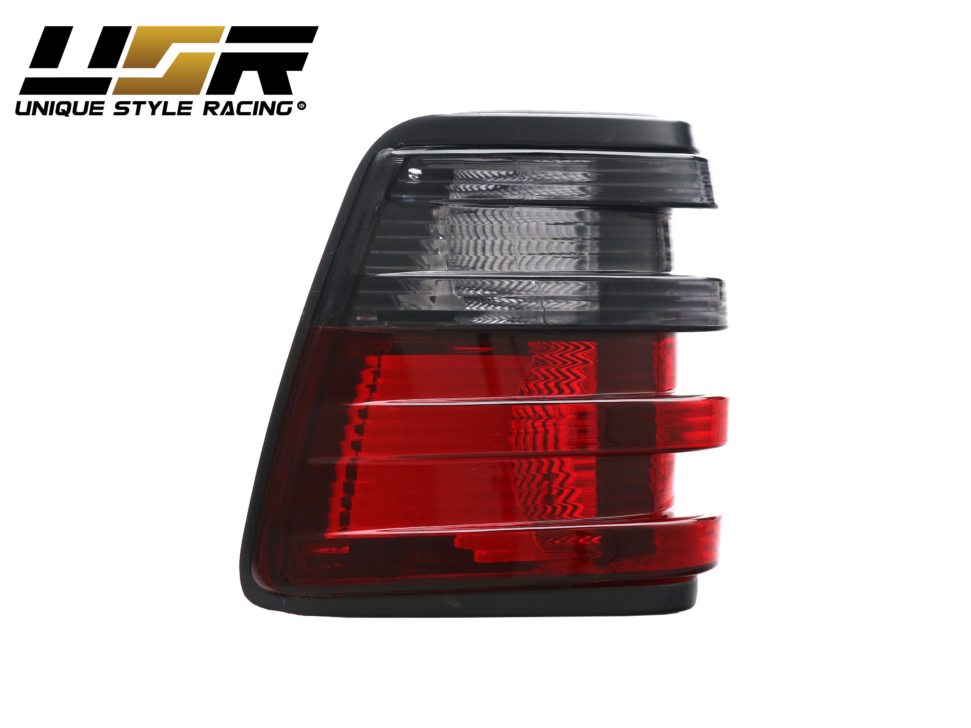 1986-1995 Mercedes E Class W124 4D Sedan / 2D Coupe Euro Red/Smoke Tail  Light