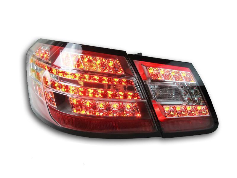 2010-2013 Mercedes E Class W212 4D Sedan OEM Style Euro Sport Edition Clear Lens Rear LED Tail Light Made by DEPO
